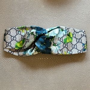 Gucci floral silk print headband